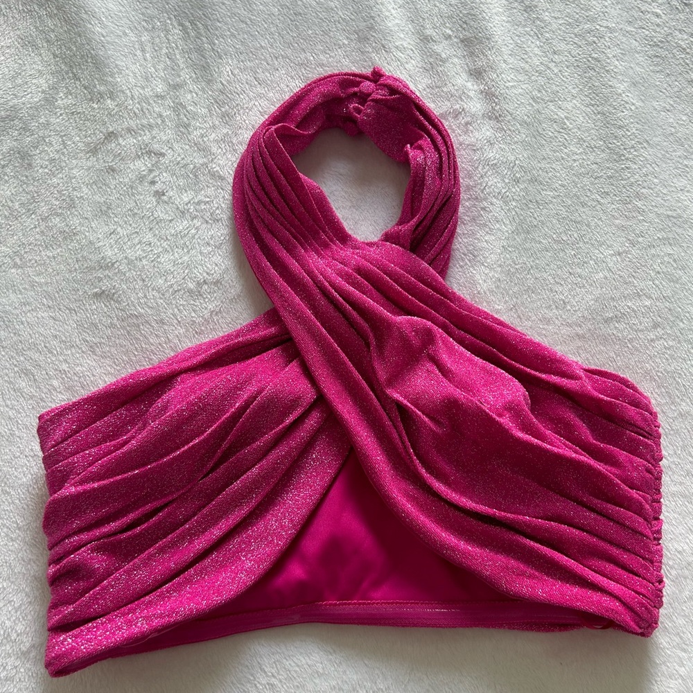 Pink LBV halter top